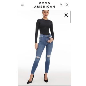 GOOD AMERICAN - GOOD LEGS PRINTED POCKETS - NWT